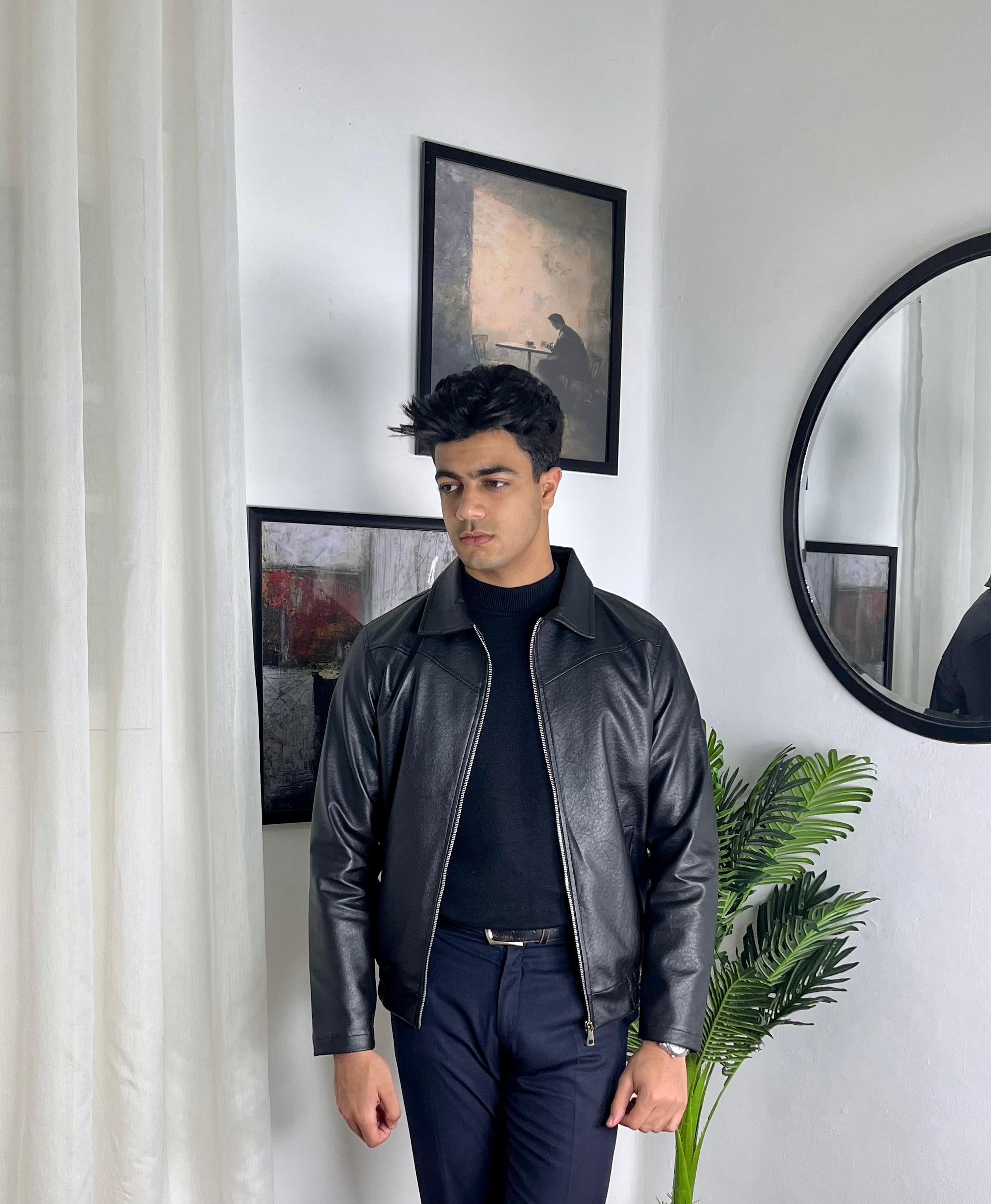 Admiral Premium Sky Leather Jacket