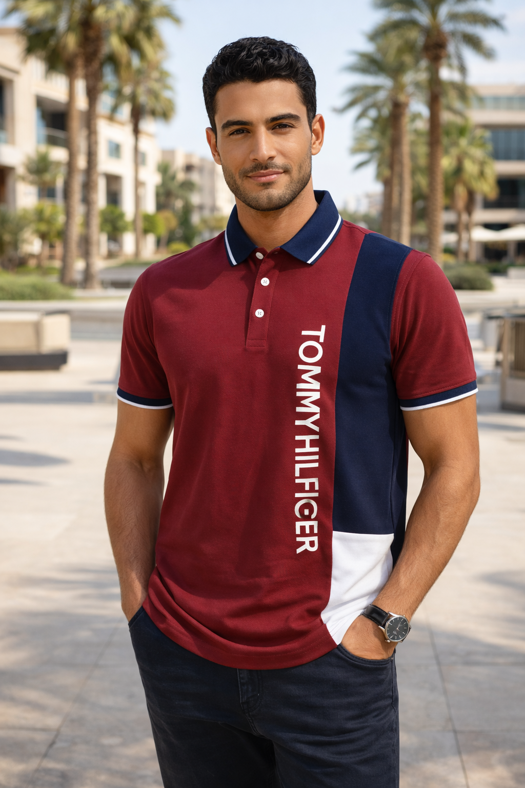 Slim Fit Tommy Hilfiger Polo Shirt
