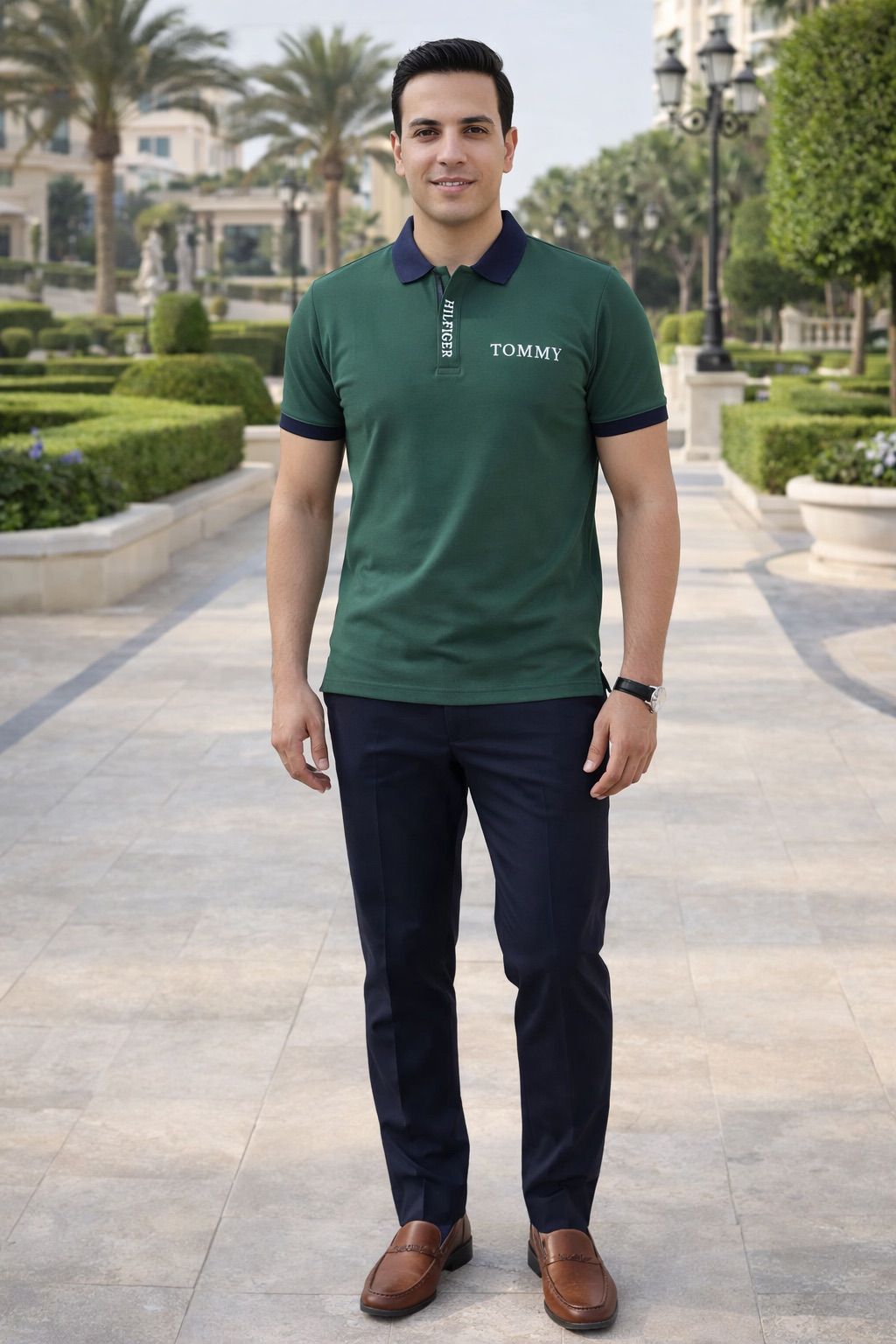 Tommy Hilfiger Zipper Polo Shirt