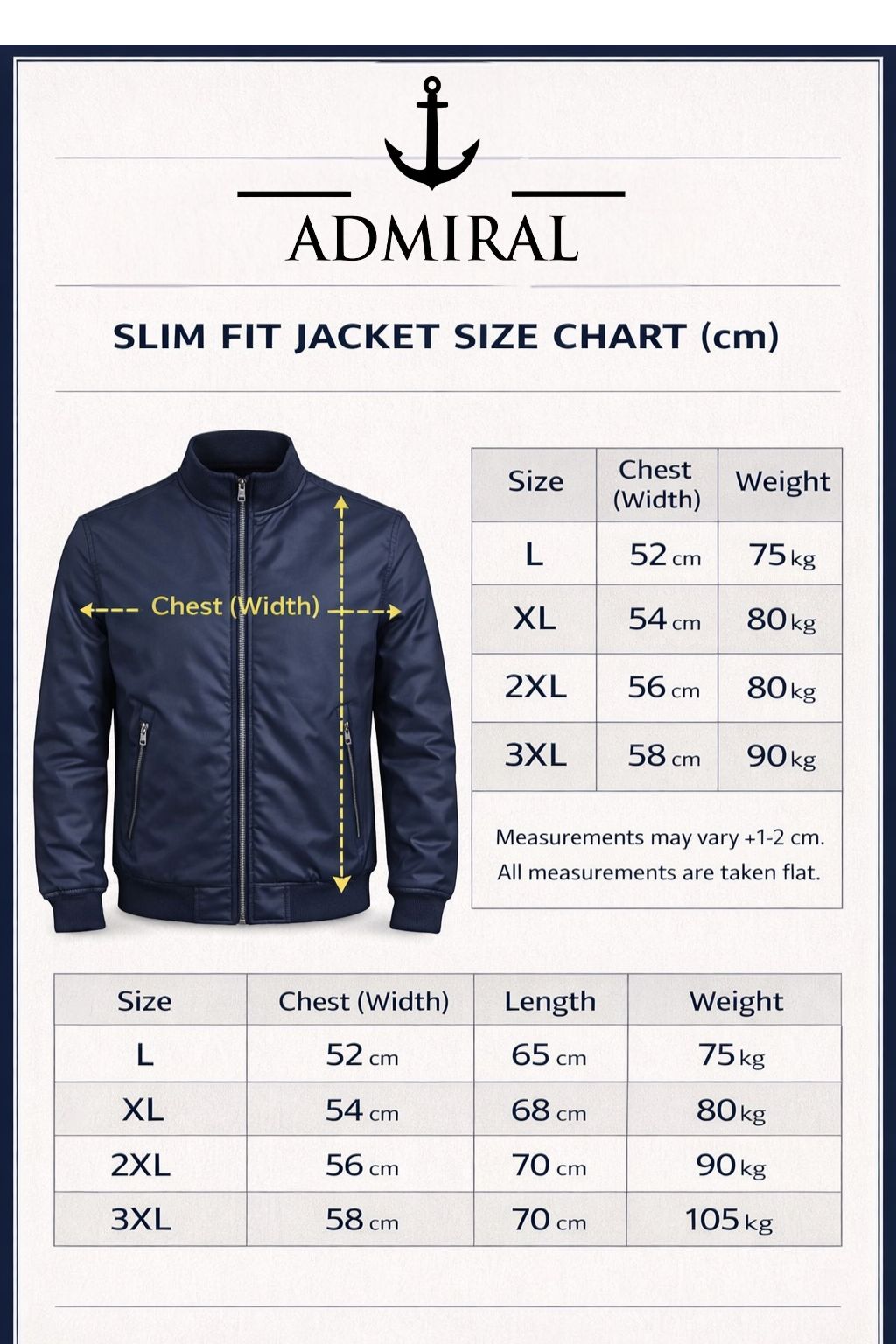 Admiral waterproof pump jacket