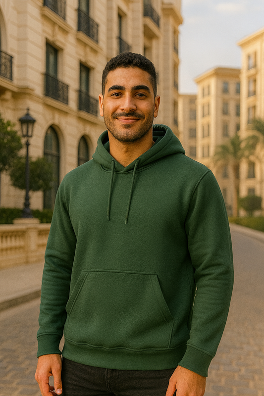 Unisex regular fit basic hoodie