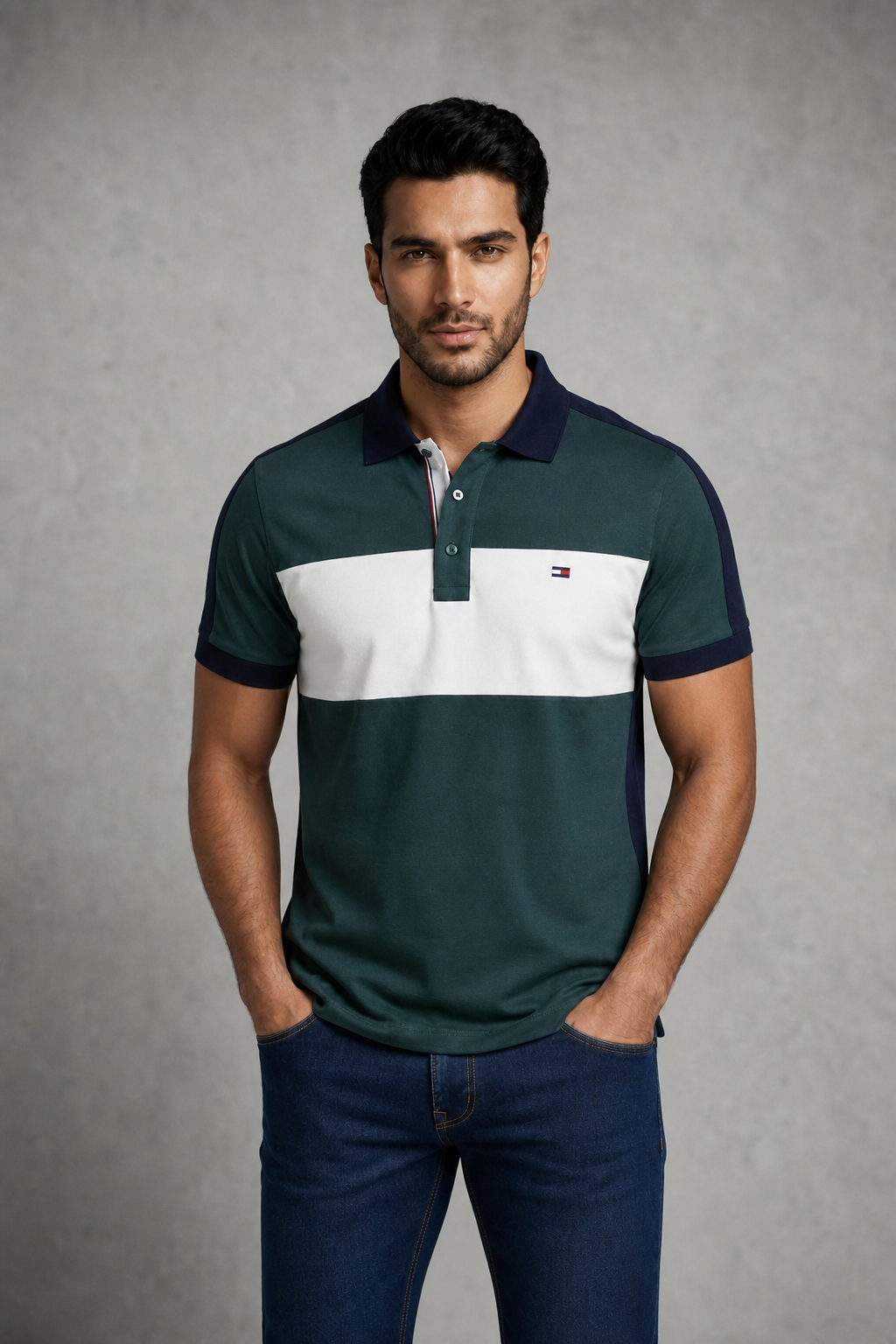Tommy Hilfiger Stripped Polo Shirt