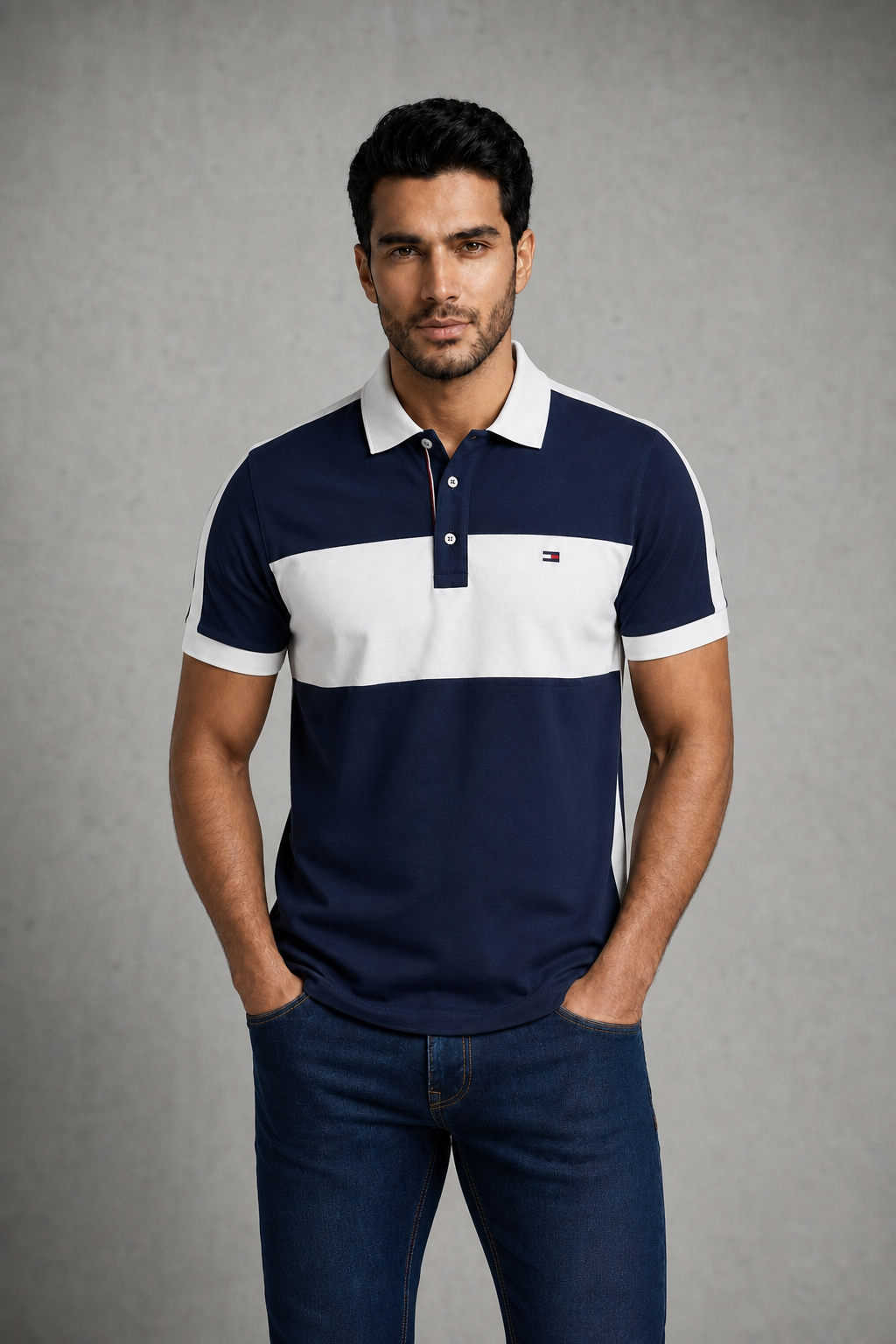 Tommy Hilfiger Stripped Polo Shirt